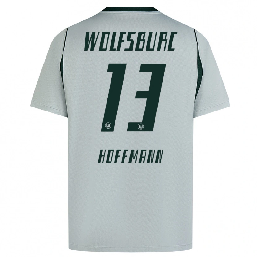 Danxen Kinderen Nils Hoffmann #13 Grijs Groen Uitshirt Uittenue 2026/27 T-Shirt België