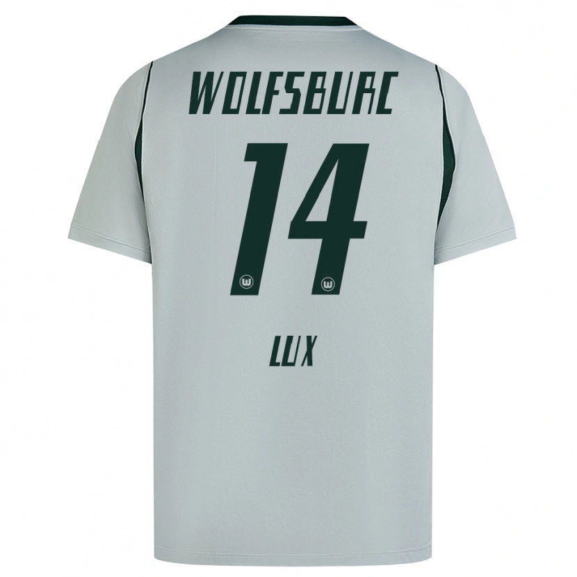Danxen Kinderen Finn-Marco Lux #14 Grijs Groen Uitshirt Uittenue 2026/27 T-Shirt België