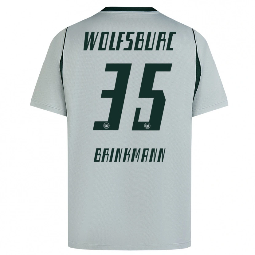 Danxen Kinderen Karla Brinkmann #35 Grijs Groen Uitshirt Uittenue 2026/27 T-Shirt België