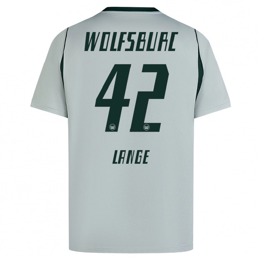 Danxen Kinderen Felix Lange #42 Grijs Groen Uitshirt Uittenue 2026/27 T-Shirt België