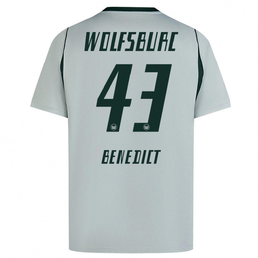 Danxen Kinderen Trevor Benedict #43 Grijs Groen Uitshirt Uittenue 2026/27 T-Shirt België