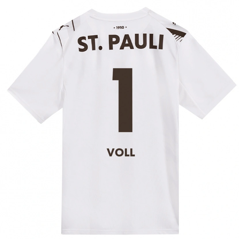 Danxen Kinderen Ben Voll #1 Cafe Wit Rood Uitshirt Uittenue 2026/27 T-Shirt België