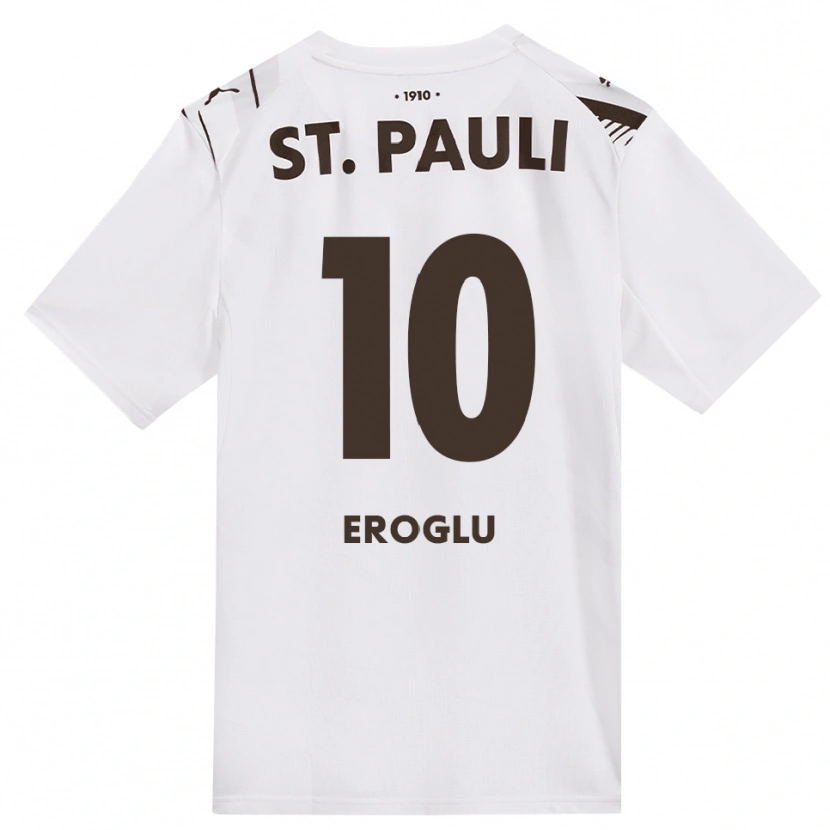 Danxen Kinderen Ediz Eroglu #10 Cafe Wit Rood Uitshirt Uittenue 2026/27 T-Shirt België