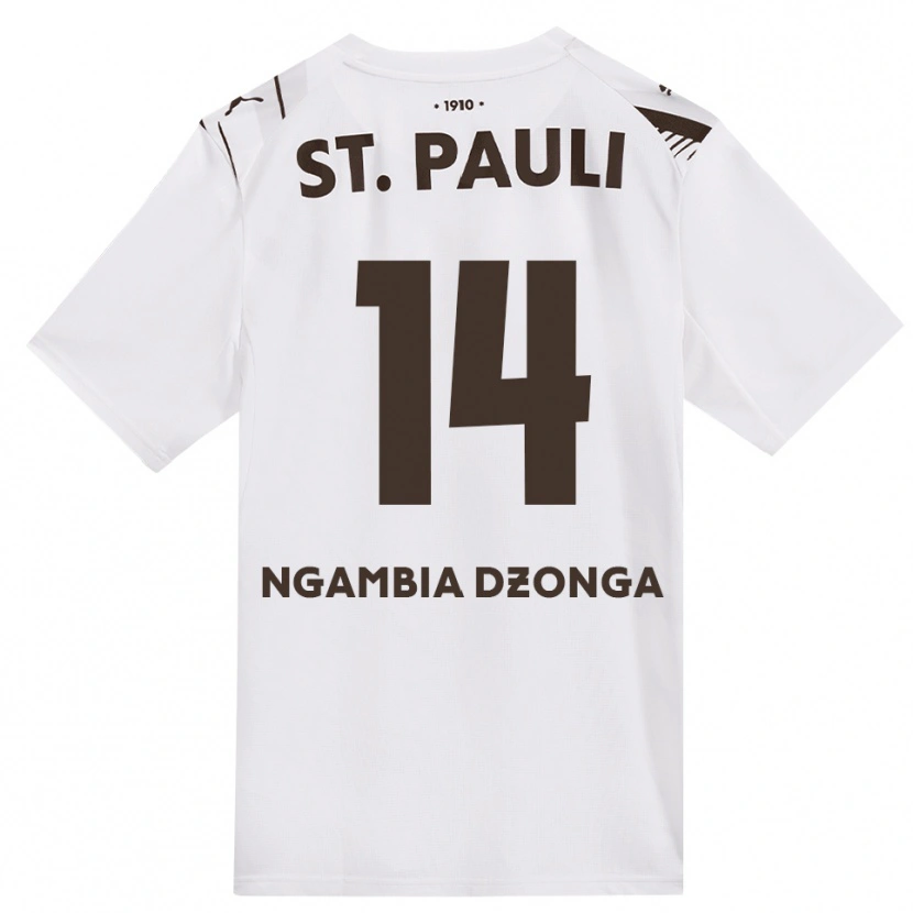 Danxen Kinderen Sisco Ngambia #14 Cafe Wit Rood Uitshirt Uittenue 2026/27 T-Shirt België