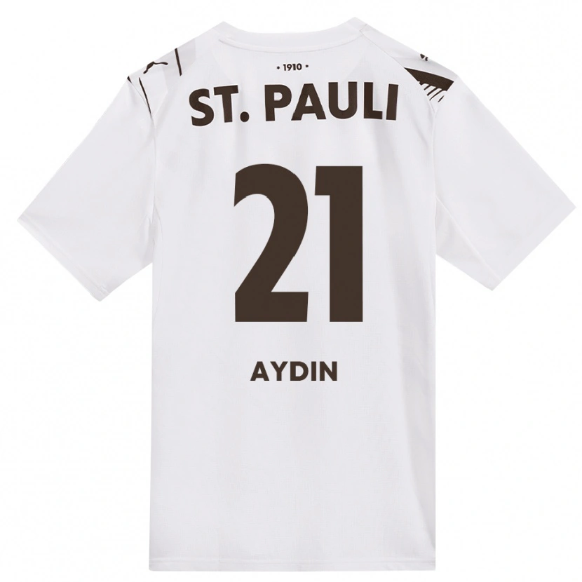 Danxen Kinderen Kenan Aydin #21 Cafe Wit Rood Uitshirt Uittenue 2026/27 T-Shirt België