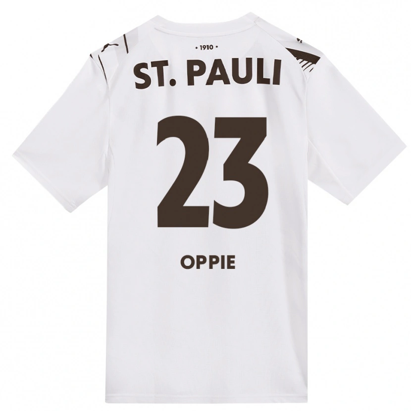 Danxen Kinderen Louis Oppie #23 Cafe Wit Rood Uitshirt Uittenue 2026/27 T-Shirt België