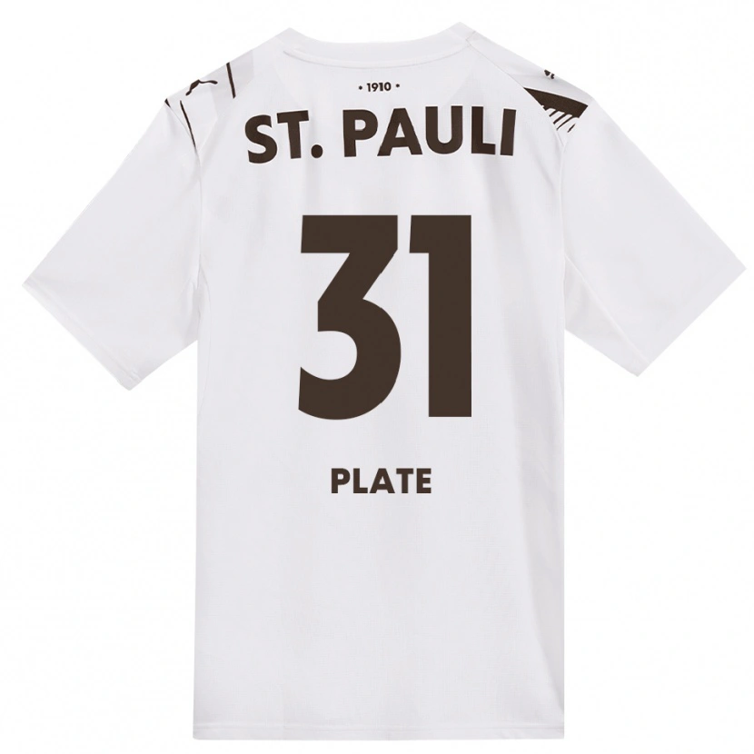 Danxen Kinderen Lennart Plate #31 Cafe Wit Rood Uitshirt Uittenue 2026/27 T-Shirt België