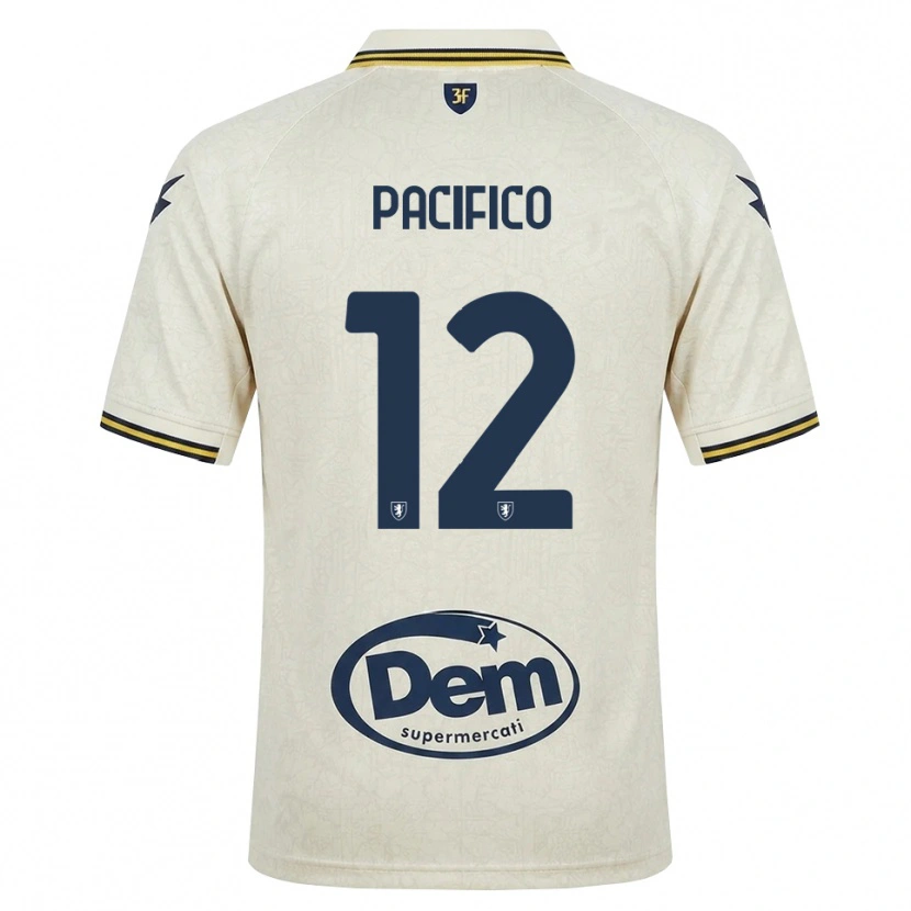 Danxen Kinderen Federico Pacifico #12 Oldlace Geel Zwart Uitshirt Uittenue 2026/27 T-Shirt België