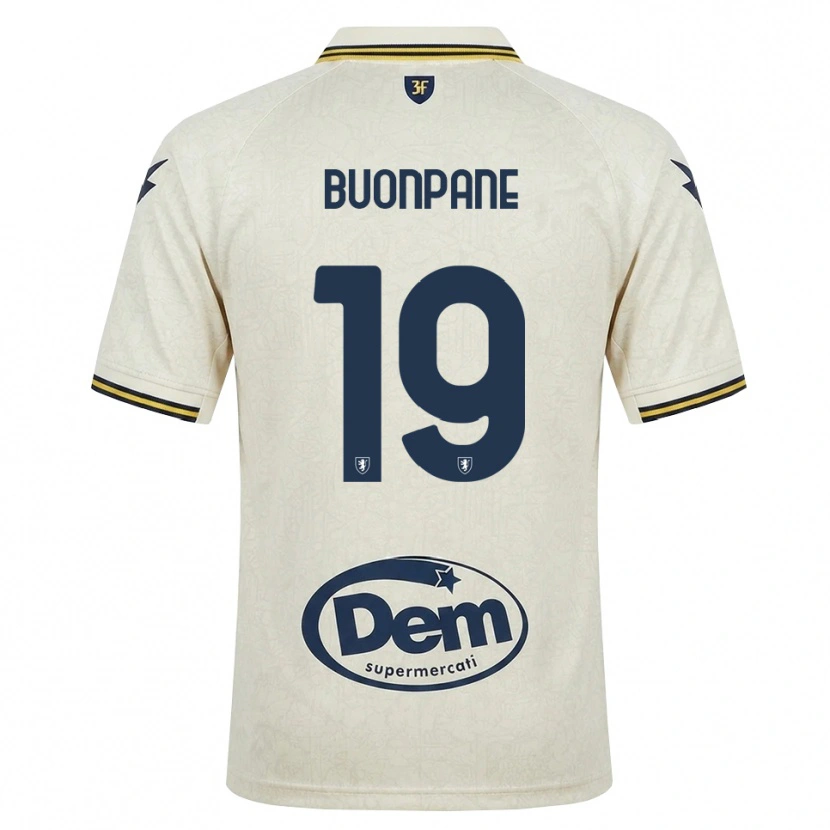 Danxen Kinderen Davide Buonpane #19 Oldlace Geel Zwart Uitshirt Uittenue 2026/27 T-Shirt België