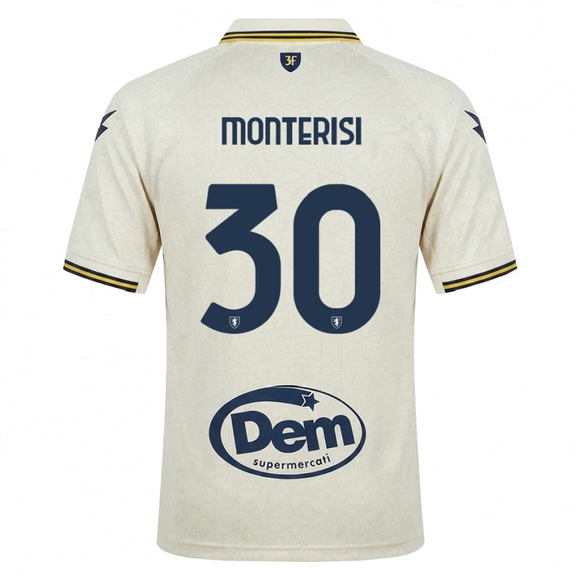 Danxen Kinderen Ilario Monterisi #30 Oldlace Geel Zwart Uitshirt Uittenue 2026/27 T-Shirt België