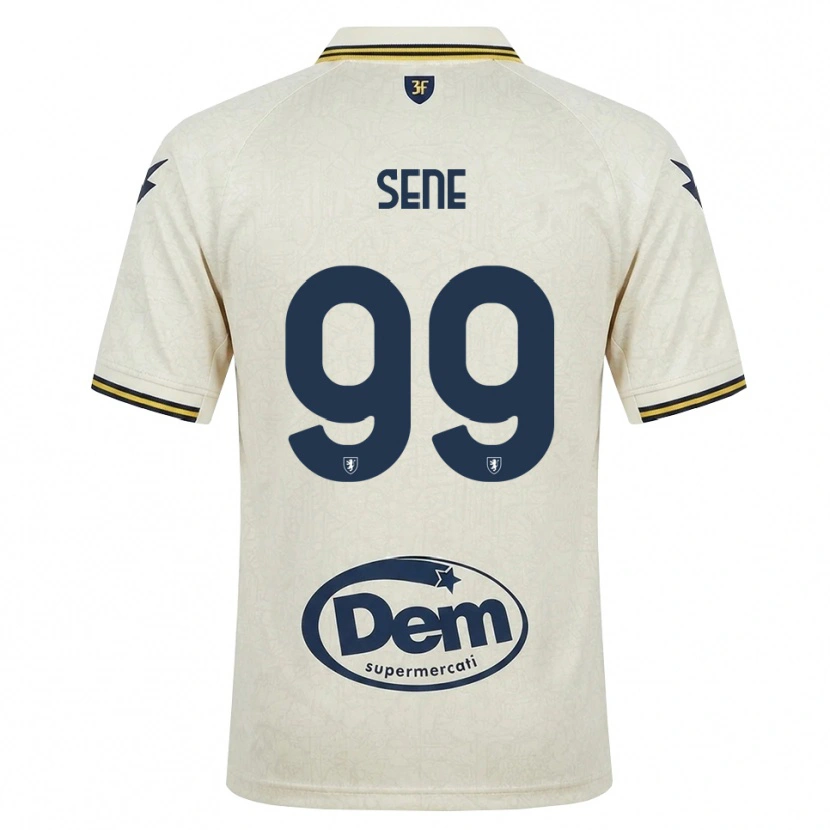 Danxen Kinderen Fallou Sene #99 Oldlace Geel Zwart Uitshirt Uittenue 2026/27 T-Shirt België