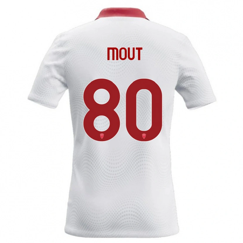 Danxen Kinderen Mathis Mout #80 Wit Rood Uitshirt Uittenue 2026/27 T-Shirt België