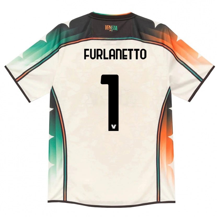 Danxen Kinderen Gabriele Furlanetto #1 Oldlace Oranje Groen Uitshirt Uittenue 2026/27 T-Shirt België