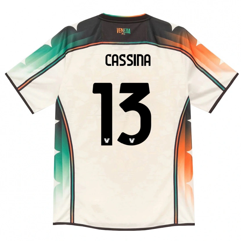 Danxen Kinderen Tommaso Cassina #13 Oldlace Oranje Groen Uitshirt Uittenue 2026/27 T-Shirt België