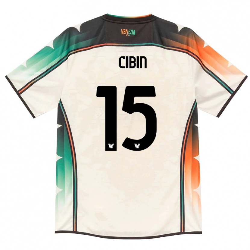 Danxen Kinderen Carlo Cibin #15 Oldlace Oranje Groen Uitshirt Uittenue 2026/27 T-Shirt België