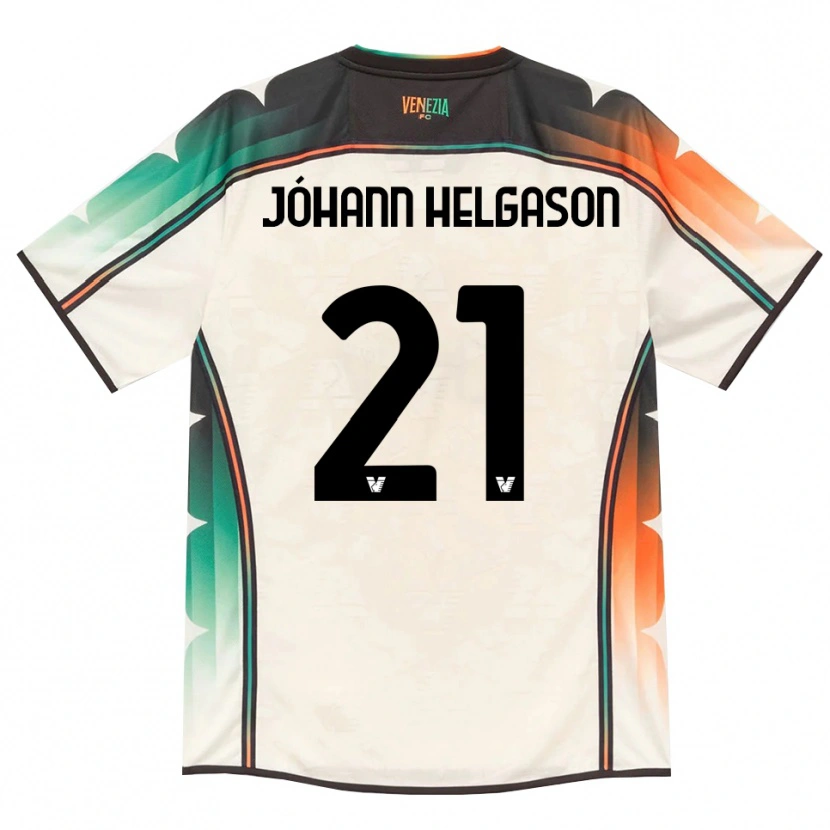 Danxen Kinderen Thórir Jóhann Helgason #21 Oldlace Oranje Groen Uitshirt Uittenue 2026/27 T-Shirt België