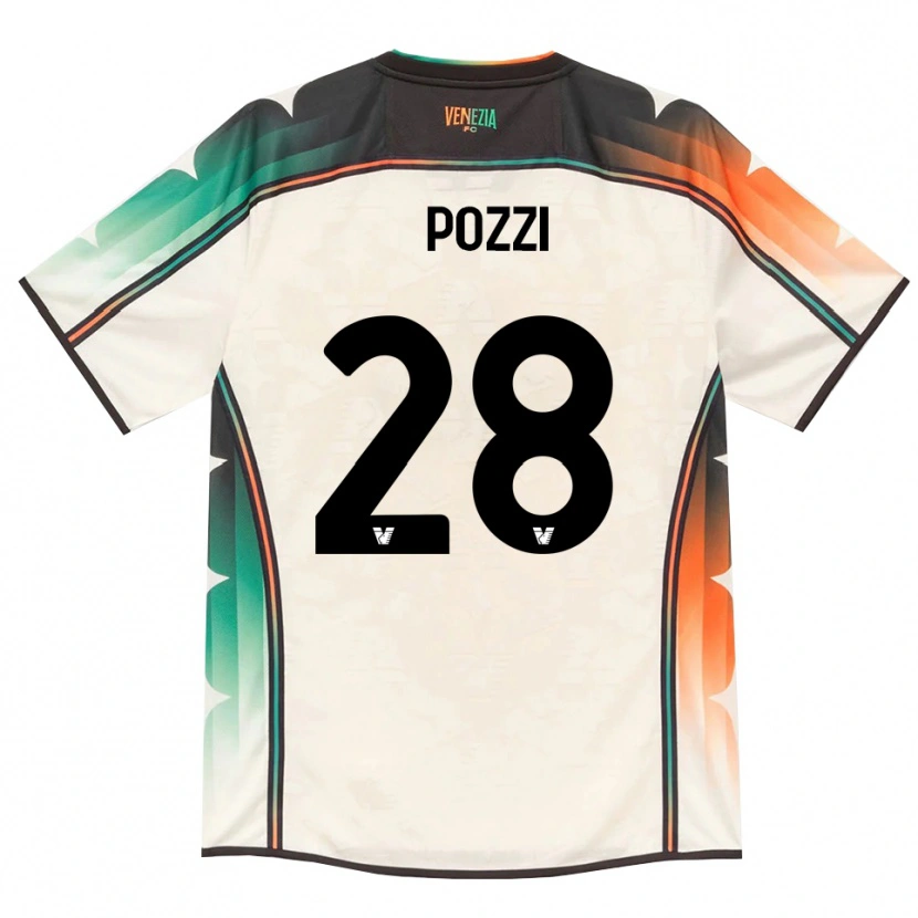 Danxen Kinderen Alessio Pozzi #28 Oldlace Oranje Groen Uitshirt Uittenue 2026/27 T-Shirt België