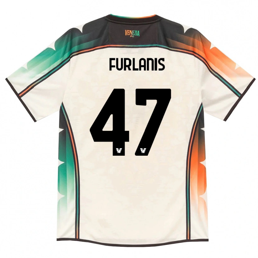 Danxen Kinderen Giorgia Furlanis #47 Oldlace Oranje Groen Uitshirt Uittenue 2026/27 T-Shirt België