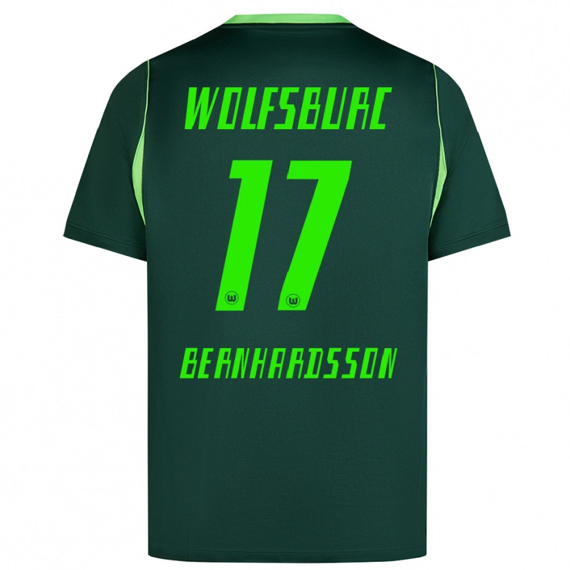 Danxen Kinderen Alexander Bernhardsson #17 Donkergroen Wit Thuisshirt Thuistenue 2026/27 T-Shirt België