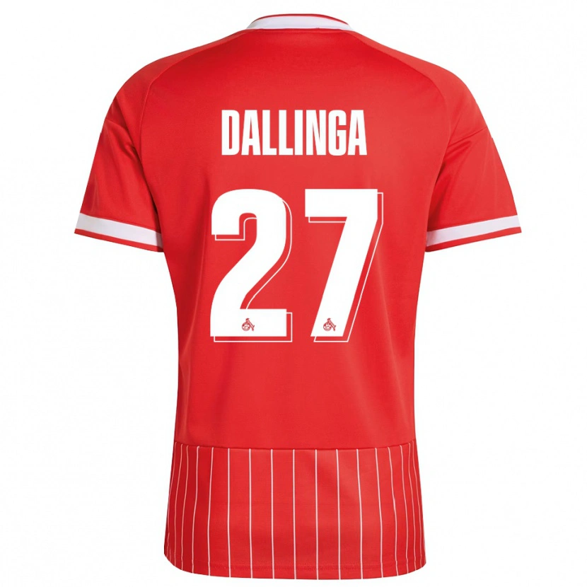 Danxen Heren Thijs Dallinga #27 Rood Wit Groen Uitshirt Uittenue 2026/27 T-Shirt België