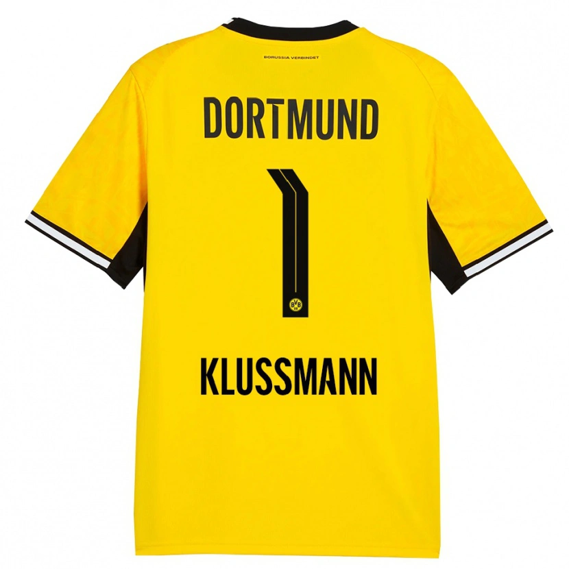 Danxen Heren Leon Klußmann #1 Geel Zwart Wit Thuisshirt Thuistenue 2026/27 T-Shirt België