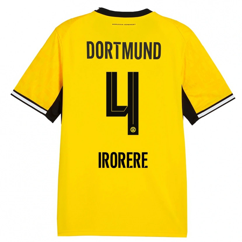 Danxen Heren Felix Irorere #4 Geel Zwart Wit Thuisshirt Thuistenue 2026/27 T-Shirt België