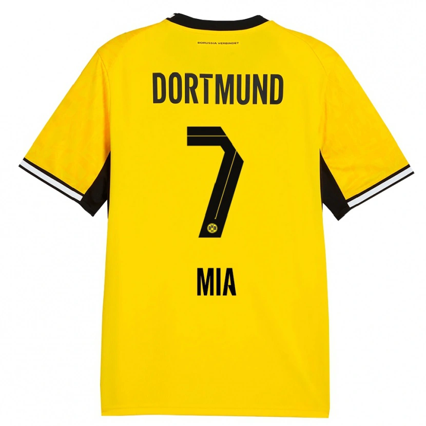 Danxen Heren Zschocke Mia #7 Geel Zwart Wit Thuisshirt Thuistenue 2026/27 T-Shirt België