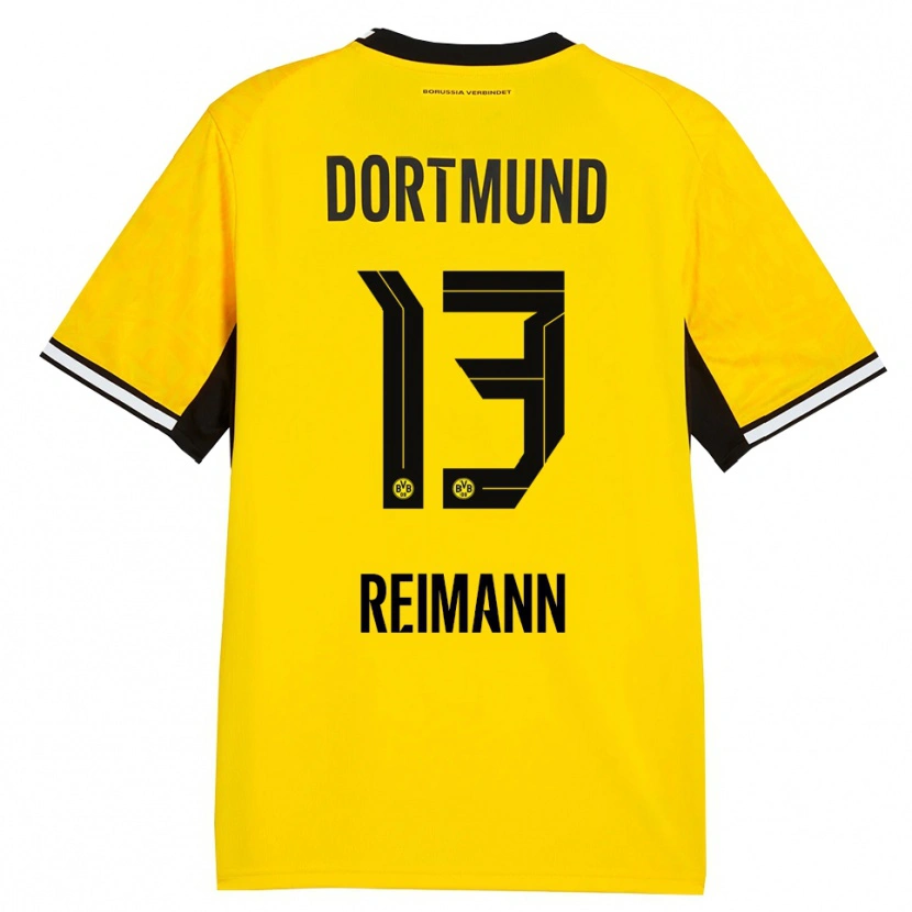Danxen Heren Paula Reimann #13 Geel Zwart Wit Thuisshirt Thuistenue 2026/27 T-Shirt België
