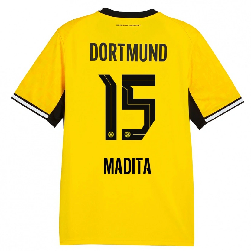 Danxen Heren Kohorst Madita #15 Geel Zwart Wit Thuisshirt Thuistenue 2026/27 T-Shirt België