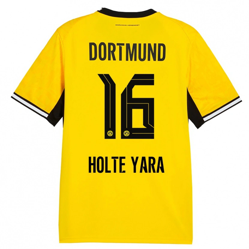 Danxen Heren Ten Holte Yara #16 Geel Zwart Wit Thuisshirt Thuistenue 2026/27 T-Shirt België
