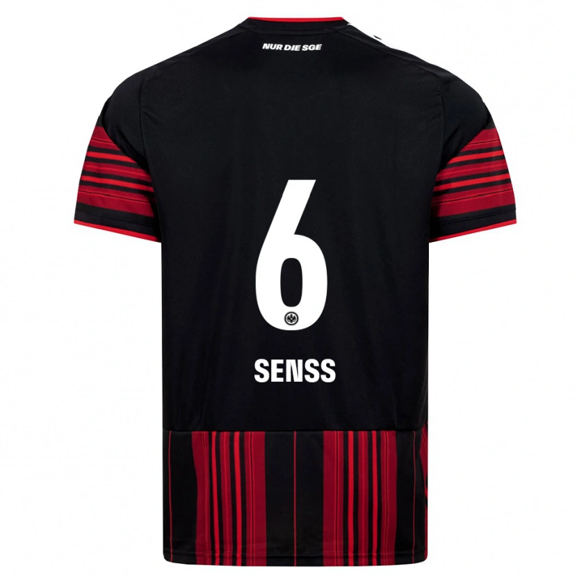 Danxen Heren Elisa Senss #6 Zwart Rood Wit Thuisshirt Thuistenue 2026/27 T-Shirt België