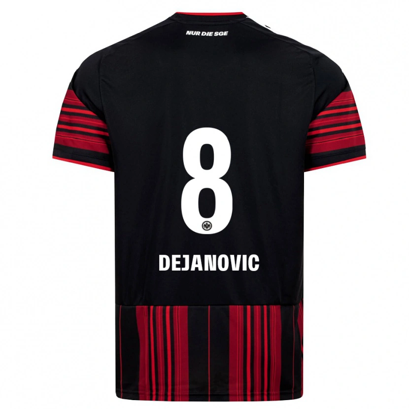 Danxen Heren Daniel Dejanovic #8 Zwart Rood Wit Thuisshirt Thuistenue 2026/27 T-Shirt België