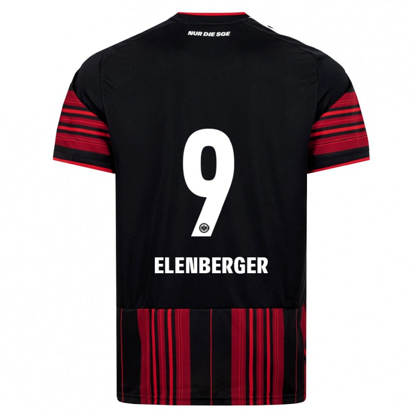 Danxen Heren Samuel Elenberger #9 Zwart Rood Wit Thuisshirt Thuistenue 2026/27 T-Shirt België