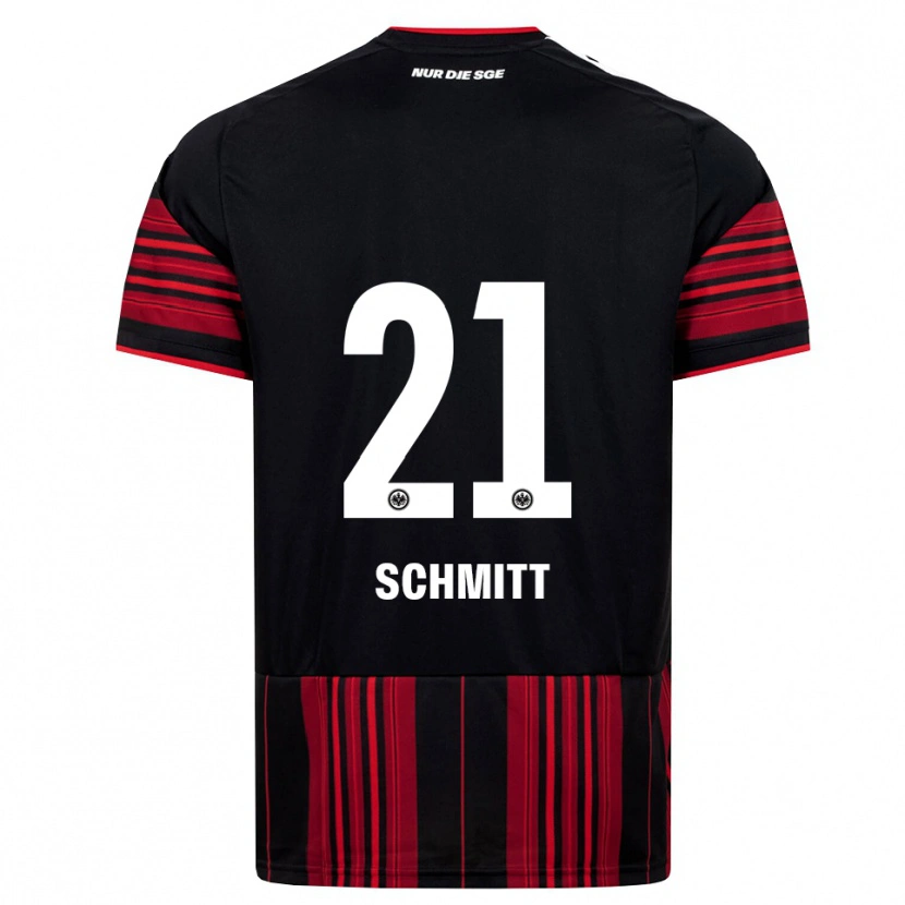 Danxen Heren Joshua Schmitt #21 Zwart Rood Wit Thuisshirt Thuistenue 2026/27 T-Shirt België