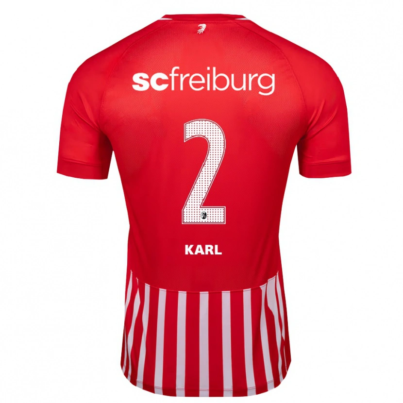 Danxen Heren Lisa Karl #2 Rood Wit Zwart Thuisshirt Thuistenue 2026/27 T-Shirt België