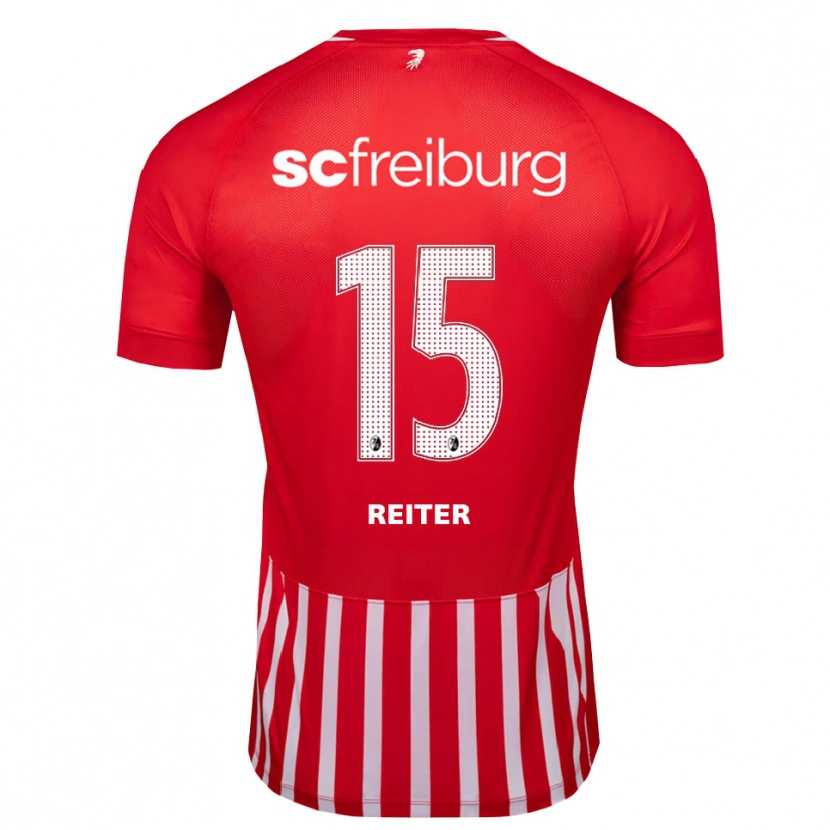 Danxen Heren Vincent Reiter #15 Rood Wit Zwart Thuisshirt Thuistenue 2026/27 T-Shirt België