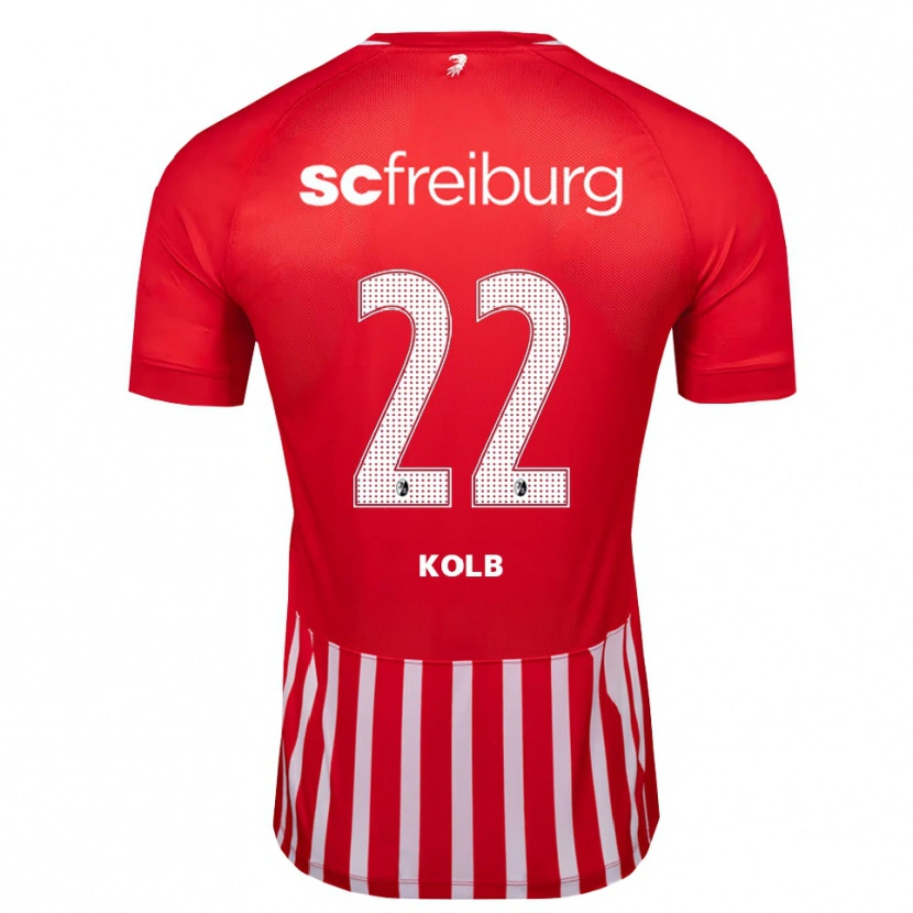 Danxen Heren Lisa Kolb #22 Rood Wit Zwart Thuisshirt Thuistenue 2026/27 T-Shirt België