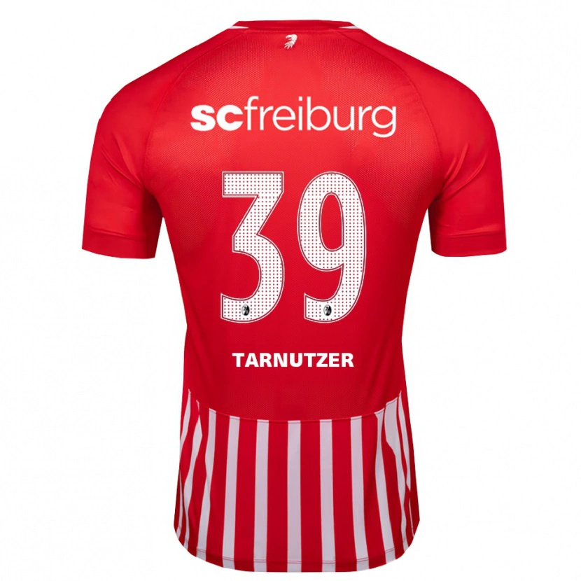Danxen Heren Rouven Tarnutzer #39 Rood Wit Zwart Thuisshirt Thuistenue 2026/27 T-Shirt België