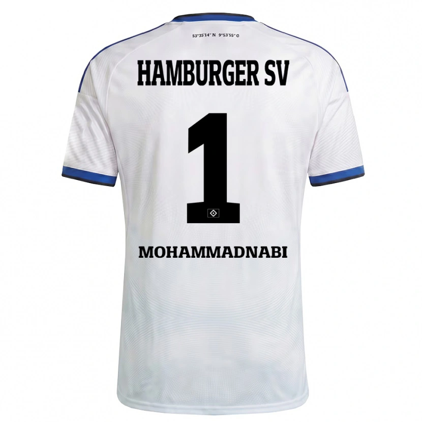 Danxen Heren Benjamin Mohammadnabi #1 Wit Zwart Blauw Thuisshirt Thuistenue 2026/27 T-Shirt België