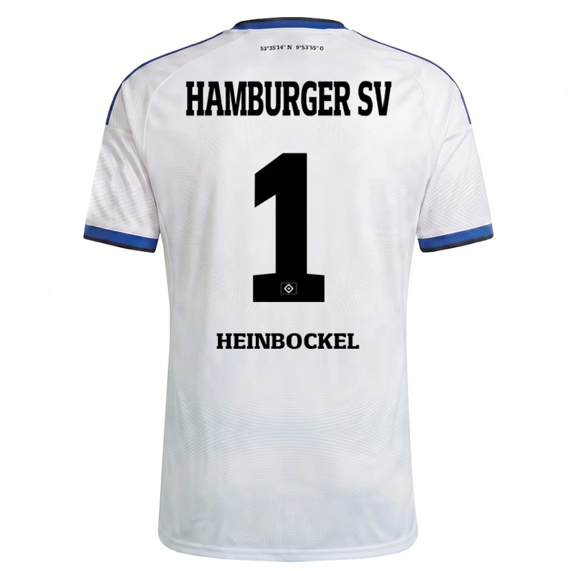 Danxen Heren Simon Heinbockel #1 Wit Zwart Blauw Thuisshirt Thuistenue 2026/27 T-Shirt België