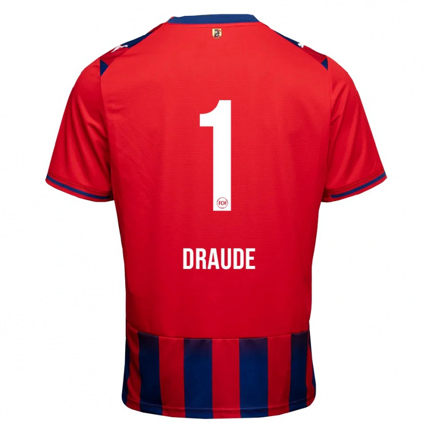 Danxen Heren Michel Draude #1 Koninklijk Blauw Wit Rood Thuisshirt Thuistenue 2026/27 T-Shirt België