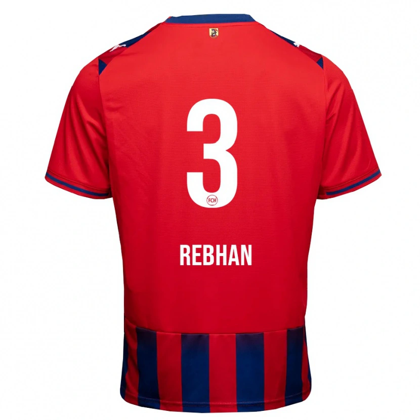 Danxen Heren Emma Rebhan #3 Koninklijk Blauw Wit Rood Thuisshirt Thuistenue 2026/27 T-Shirt België