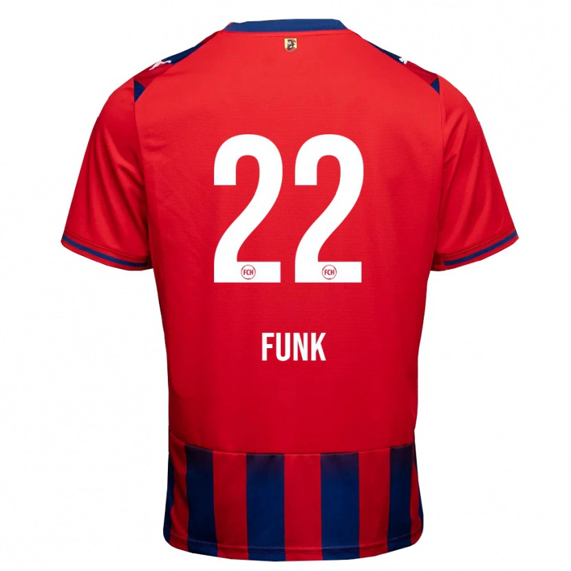 Danxen Heren Sebastian Funk #22 Koninklijk Blauw Wit Rood Thuisshirt Thuistenue 2026/27 T-Shirt België