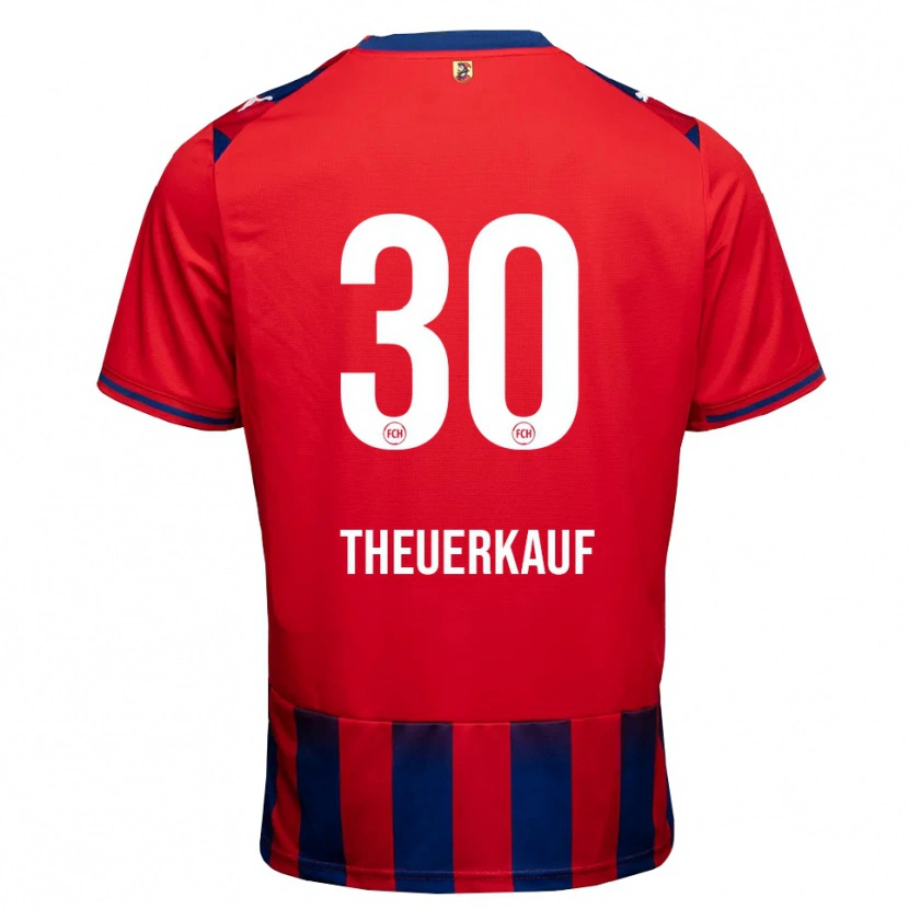 Danxen Heren Norman Theuerkauf #30 Koninklijk Blauw Wit Rood Thuisshirt Thuistenue 2026/27 T-Shirt België