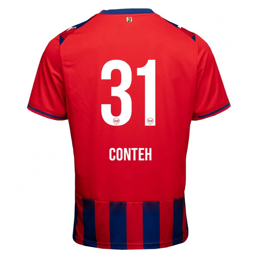 Danxen Heren Sirlord Conteh #31 Koninklijk Blauw Wit Rood Thuisshirt Thuistenue 2026/27 T-Shirt België