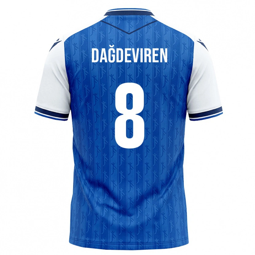 Danxen Heren Diren Dağdeviren #8 Koninklijk Blauw Wit Thuisshirt Thuistenue 2026/27 T-Shirt België