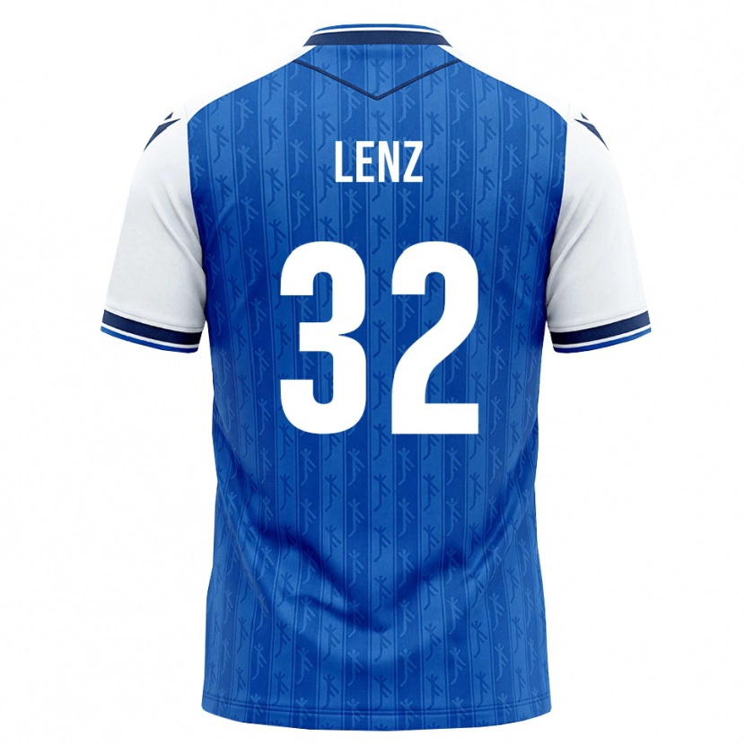 Danxen Heren Cajetan Lenz #32 Koninklijk Blauw Wit Thuisshirt Thuistenue 2026/27 T-Shirt België