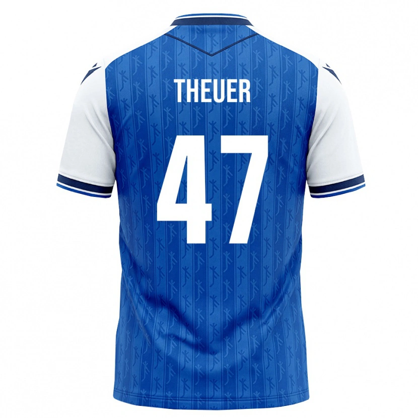 Danxen Heren Maximilian Theuer #47 Koninklijk Blauw Wit Thuisshirt Thuistenue 2026/27 T-Shirt België