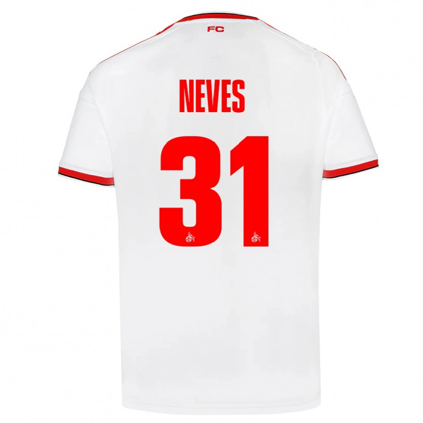 Danxen Heren Gil Neves #31 Wit Rood Zwart Thuisshirt Thuistenue 2026/27 T-Shirt België