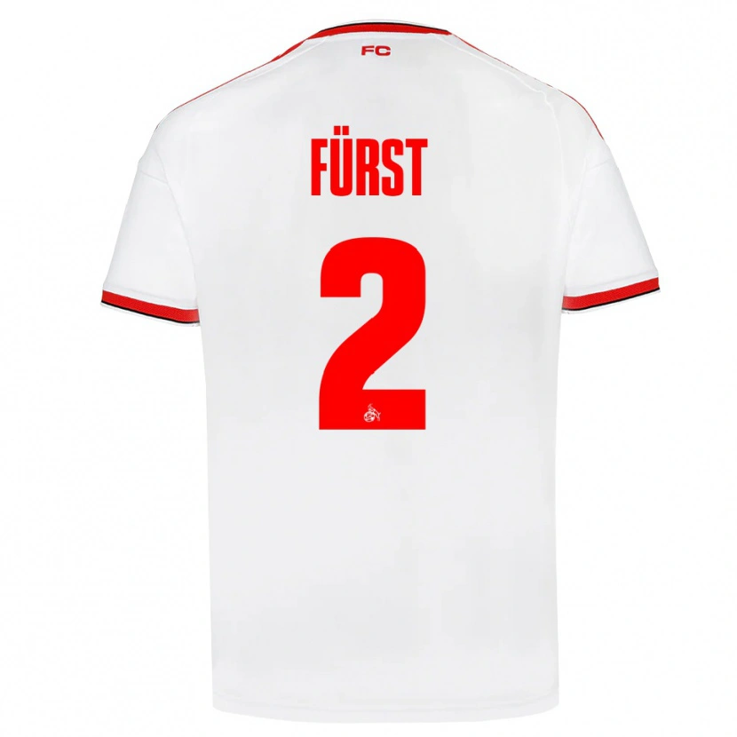Danxen Heren David Fürst #2 Wit Rood Zwart Thuisshirt Thuistenue 2026/27 T-Shirt België